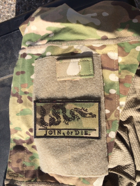 Join Or Die Multicam Velcro patch