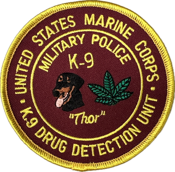 US Marine Corps Military Police MP K9 Unit patch