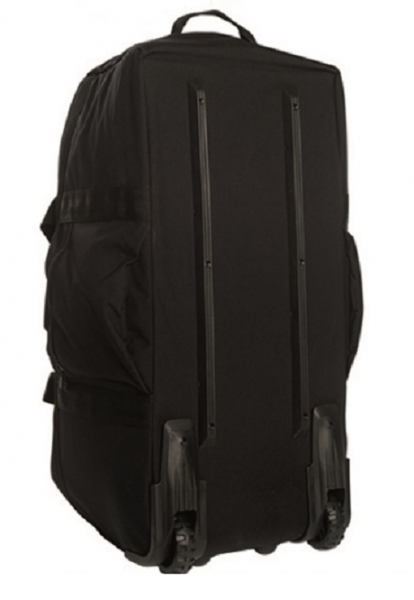 Kampftrageseesack mit Rollen Trolley Schwarz