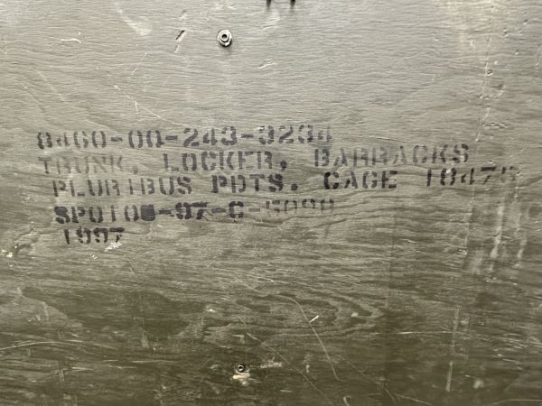 US Army Truhenkiste oliv gebraucht