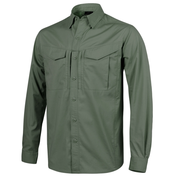 Helikon Tex DEFENDER Mk2 Shirt long sleeve® - PolyCotton Ripstop - Oliv