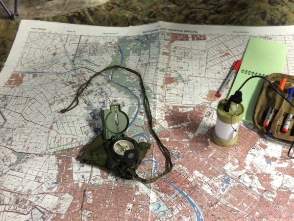 US Army Cammenga Phosphorescent Lensatic Compass