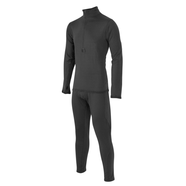 HELIKON TEX COLD WEATHER BASELAYER LEVEL 2 Set SCHWARZ