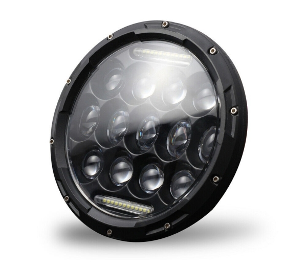 Humvee HMMWV Paar 7"Zoll LED Haupt Scheinwerfer Hi/lo Beam E-Geprüft