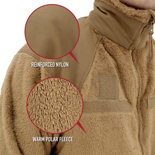 US GEN III Level3 ECWCS Fleecejacke Coyote