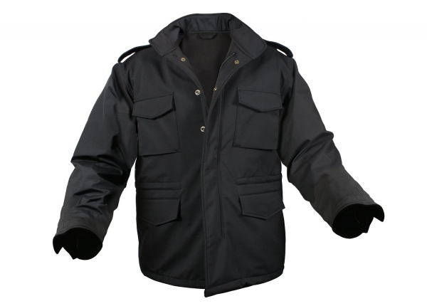 ROTHCO US M65 Soft Shell Tactical Field Jacket Black