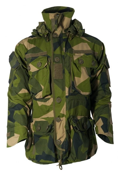 TACGEAR Parka Einsatzjacke Spezialkräfte Schwedisch tarn M90 camouflage Smock 2. Generation