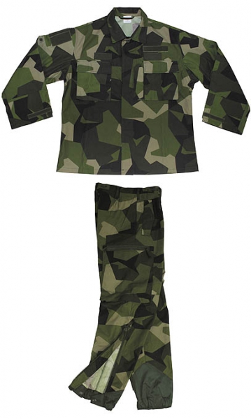 Swedish Army M 90 camouflage Kampfanzug