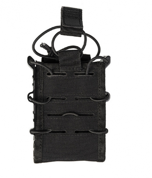 MAG. OPEN TOP FLEX SINGLE MOLLE POUCH BLACK