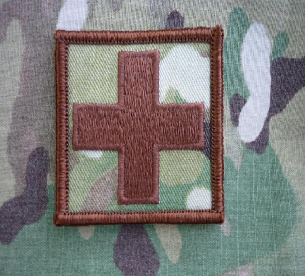 MEDIC CROSS Sanitäter Multicam patch with Velcro