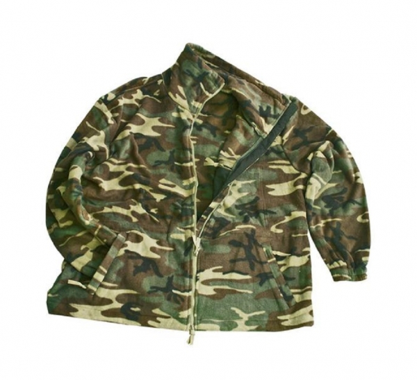 MMB Fleecejacke US Woodland Camouflage
