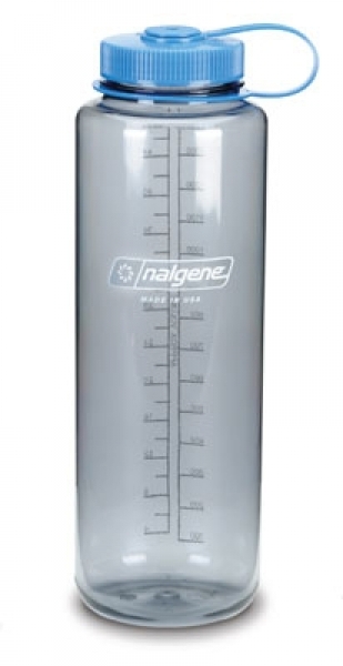 Nalgene Flasche Weithals 1.5 Liter Grau/Blau