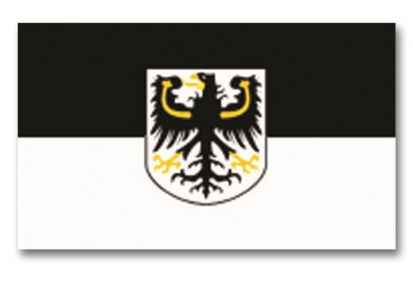 FLAGGE OSTPREUSSEN MIT WAPPEN