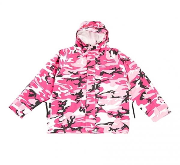 ECWCS Cold Weather Regenjacke mit Kapuze Pink Camouflage