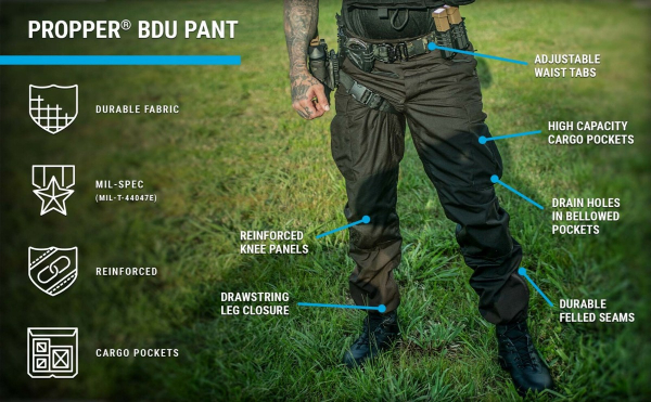 US Army BDU woodland camouflage Tarnhose