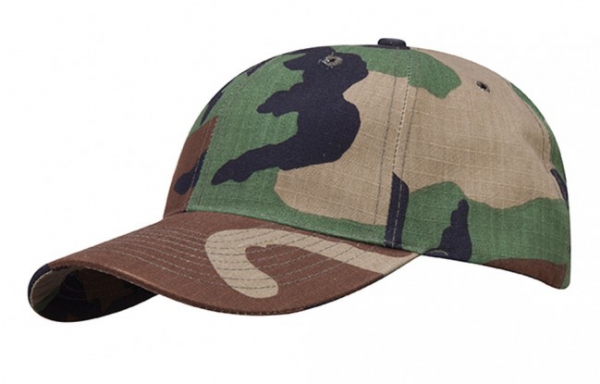 PROPPER 6 Panel Baseball Cap Woodland Camouflage