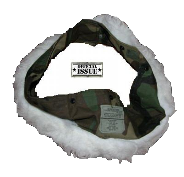 US ARMY ECWCS Ruff für Goretexjacke woodland