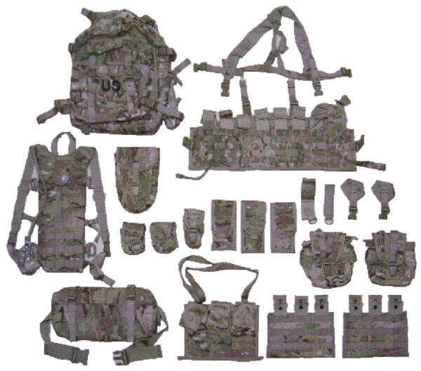 US Army OCP OEF MULTICAM MOLLE II Rifleman Set