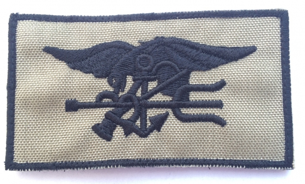 US NAVY SEALS Badge oliv Velcro patch