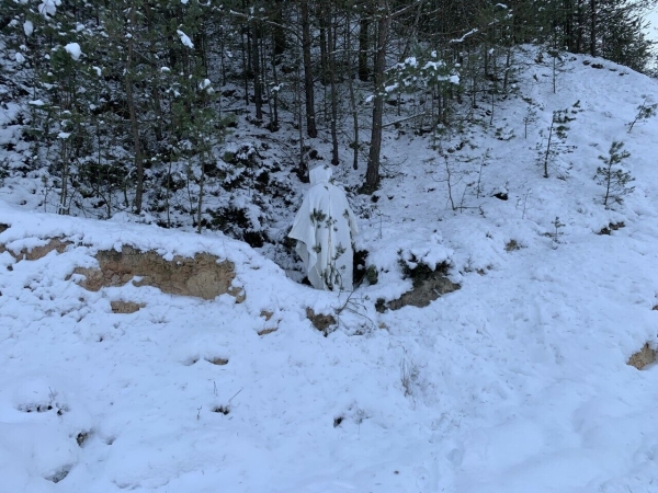 Bw Schneetarn snow camo Poncho Tarnumhang