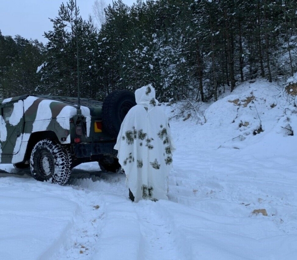 Bw Schneetarn snow camo Poncho Tarnumhang