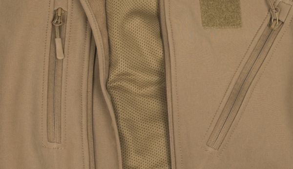 SOFTSHELL JACKE SCU 14 DARK COYOTE