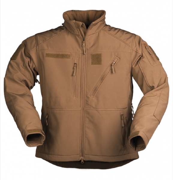 SOFTSHELL JACKE SCU 14 DARK COYOTE