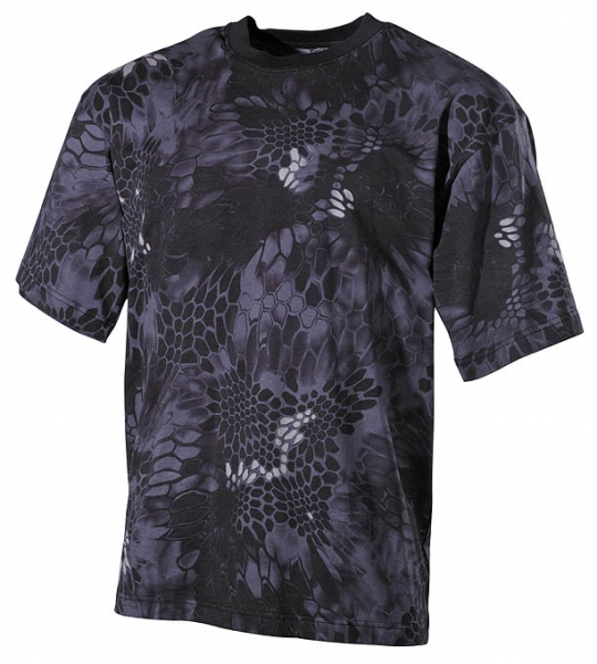 US T-Shirt halbarm snake black