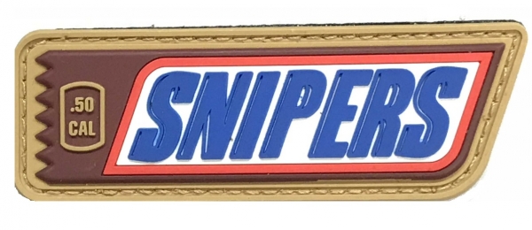 SNIPERS PVC Velcro patch