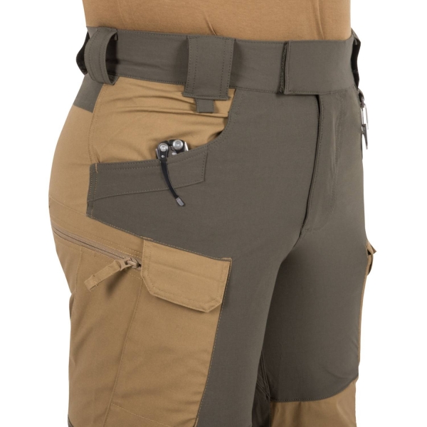 Helikon Tex HYBRID OUTBACK PANTS® - DuraCanvas® - Taiga Green / Black A