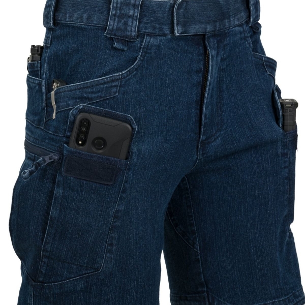 Helikon-Tex UTS® (Urban Tactical Shorts®) 11'' - Denim Stretch - Marine Blue