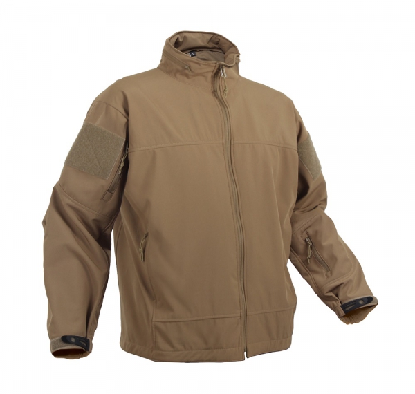 SPECIAL OPS LIGHTWEIGHT TACTICAL SOFT SHELL JACKET COYOTE