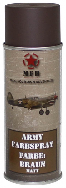 Farbspray Army BRAUN matt 400 ml RAL8027