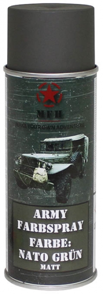 Farbspray Army NATO GRÜN 400 ml RAL9021