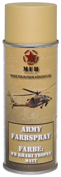 Farbspray Army WH KHAKI TROPEN matt 400 ml RAL1002
