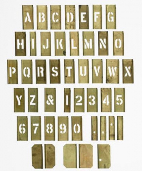 US ARMY Stencil Set Marking 2 inch