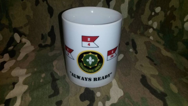 2nd Cavalry Regiment TOUJOURS PRET Coffee Mug "Always Ready"