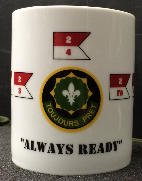 2nd Cavalry Regiment TOUJOURS PRET Coffee Mug "Always Ready"