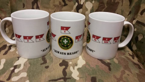 2nd Cavalry Regiment TOUJOURS PRET Coffee Mug "Always Ready"