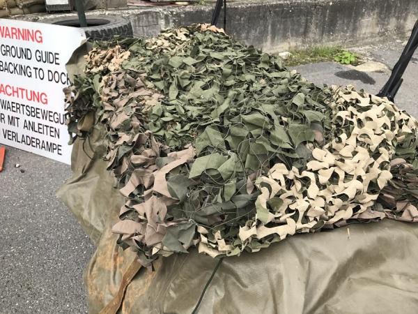 US Army REFORGER Tarnnetz woodland camouflage ca. 5x7 Meter