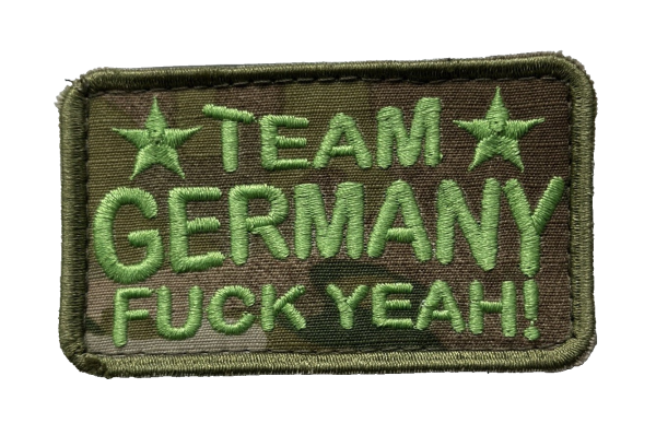TEAM GERMANY - FUCK YEAH! MultiCam™ Velcro patch