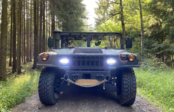 Humvee HMMWV Paar 7"Zoll LED Haupt Scheinwerfer Hi/lo Beam E-Geprüft
