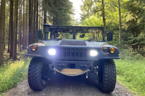 Humvee HMMWV Paar 7"Zoll LED Haupt Scheinwerfer Hi/lo Beam E-Geprüft