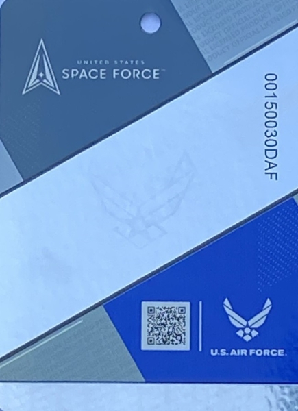 US SPACE FORCE Athletic Fit T-Shirt