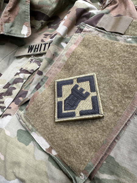 US Army 20th Combat Engineer Brigade OCP Multicam Scorpion Klettpatch