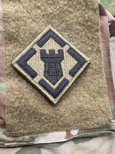 US Army 20th Combat Engineer Brigade OCP Multicam Scorpion Klettpatch