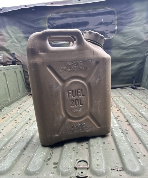 US Army Fuel Canister MFC 20L Field Drab gebr.