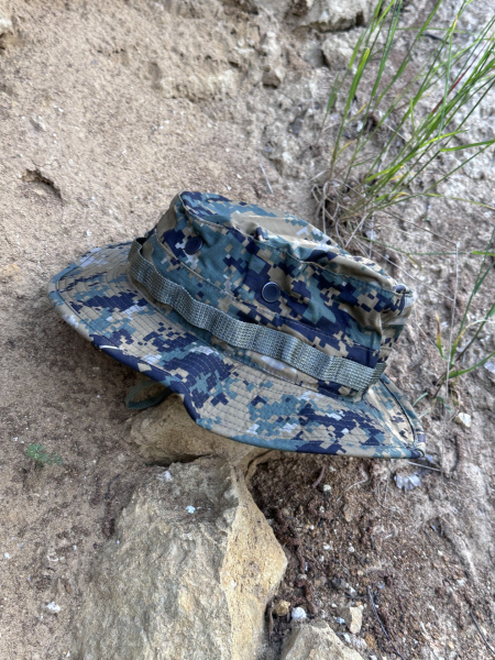 Battle Rip® Woodland Digital Combat Hat Sun Boonie