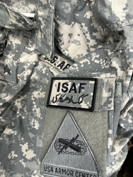 ISAF Arabic Army ACU Uniform patch