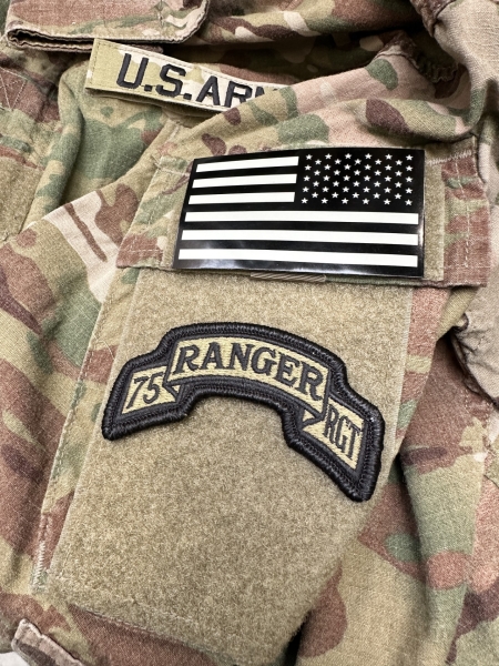 US Army 75th RANGER MultiCam OCP Patch scroll